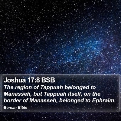 Joshua 17:8 BSB Bible Verse Image
