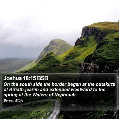 Joshua 18:15 BSB Bible Verse Image