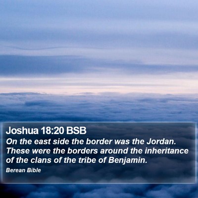 Joshua 18:20 BSB Bible Verse Image