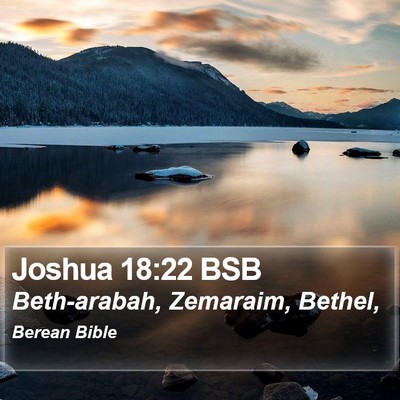 Joshua 18:22 BSB Bible Verse Image