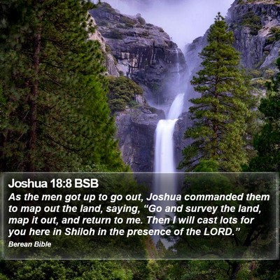 Joshua 18:8 BSB Bible Verse Image