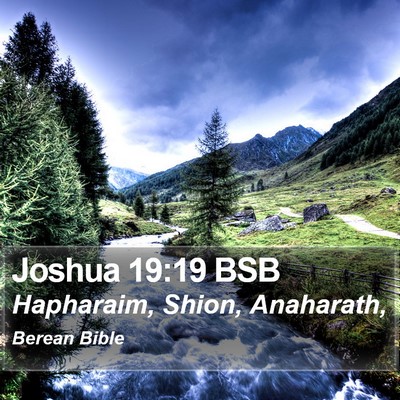 Joshua 19:19 BSB Bible Verse Image