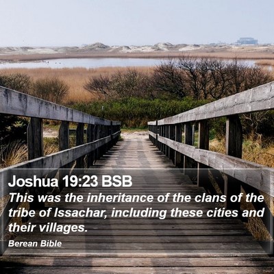 Joshua 19:23 BSB Bible Verse Image