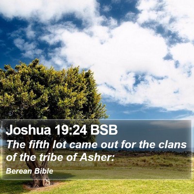 Joshua 19:24 BSB Bible Verse Image