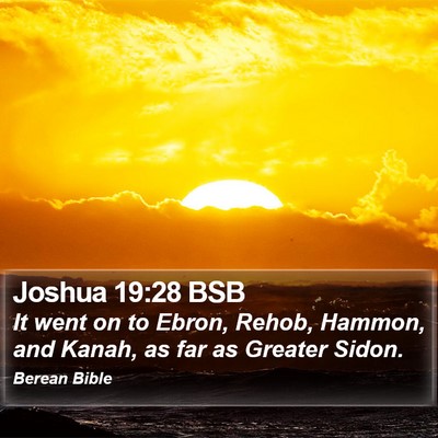 Joshua 19:28 BSB Bible Verse Image