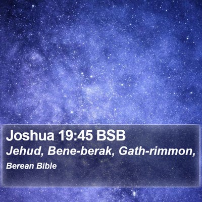 Joshua 19:45 BSB Bible Verse Image