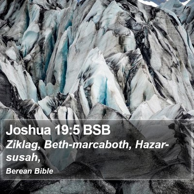 Joshua 19:5 BSB Bible Verse Image