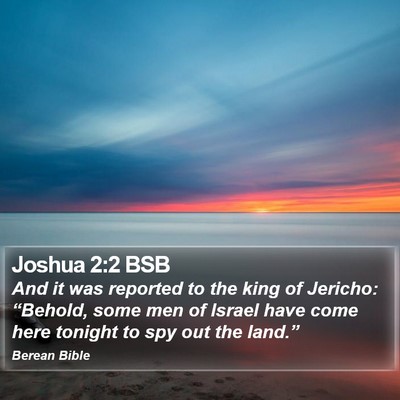 Joshua 2:2 BSB Bible Verse Image