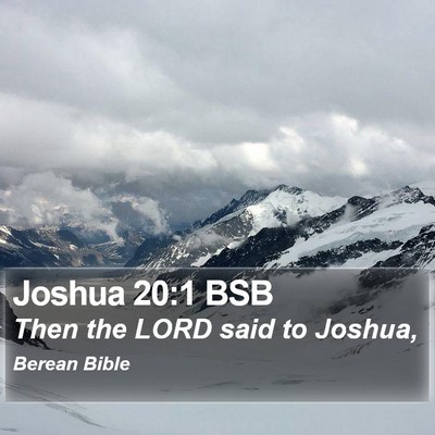 Joshua 20:1 BSB Bible Verse Image