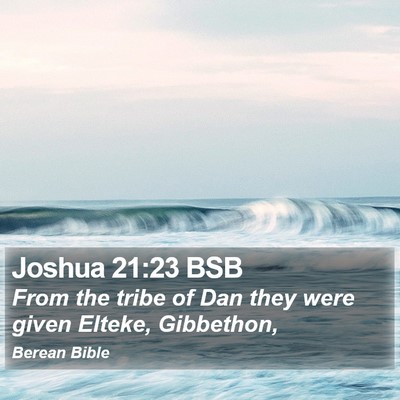 Joshua 21:23 BSB Bible Verse Image