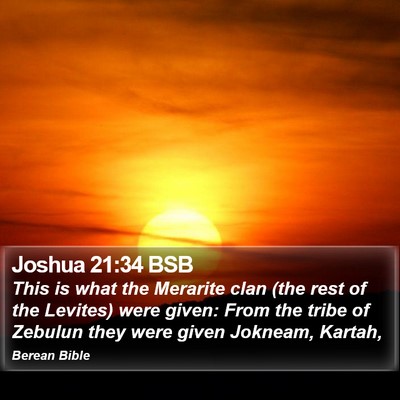 Joshua 21:34 BSB Bible Verse Image