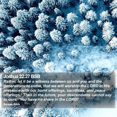 Joshua 22:27 BSB Bible Verse Image
