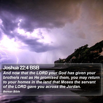 Joshua 22:4 BSB Bible Verse Image