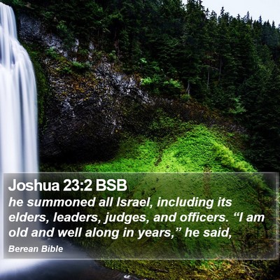 Joshua 23:2 BSB Bible Verse Image