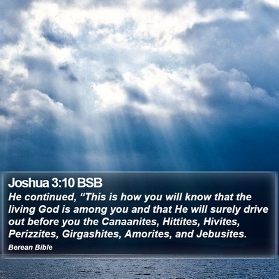 Joshua 3:10 BSB Bible Verse Image