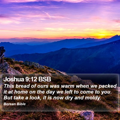 Joshua 9:12 BSB Bible Verse Image