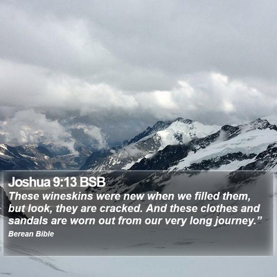 Joshua 9:13 BSB Bible Verse Image