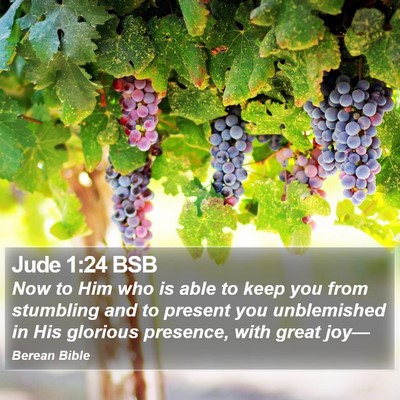 Jude 1:24 BSB Bible Verse Image