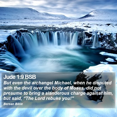 Jude 1:9 BSB Bible Verse Image