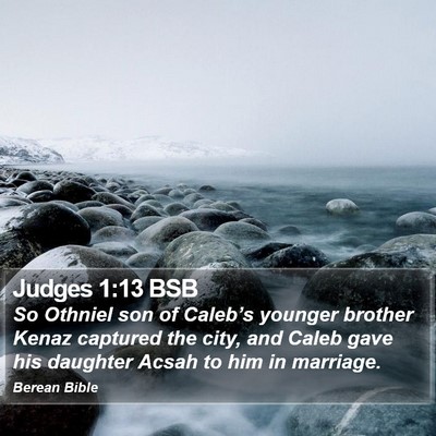 Judges 1:13 BSB Bible Verse Image