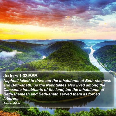 Judges 1:33 BSB Bible Verse Image