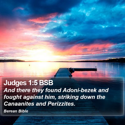 Judges 1:5 BSB Bible Verse Image