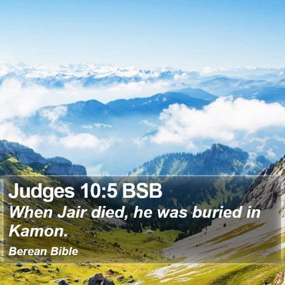 Judges 10:5 BSB Bible Verse Image
