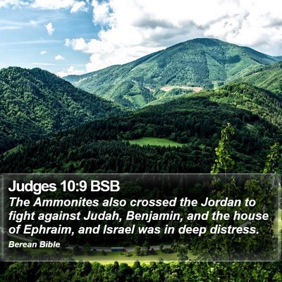 Judges 10:9 BSB Bible Verse Image