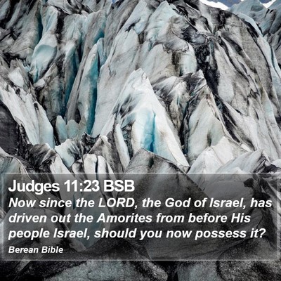 Judges 11:23 BSB Bible Verse Image