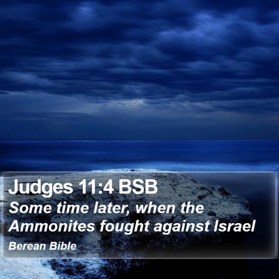 Judges 11:4 BSB Bible Verse Image