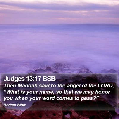 Judges 13:17 BSB Bible Verse Image