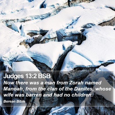 Judges 13:2 BSB Bible Verse Image