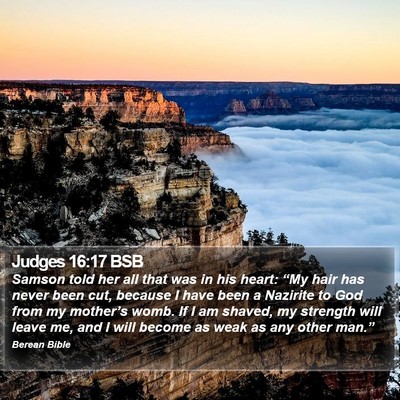 Judges 16:17 BSB Bible Verse Image