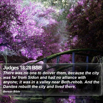 Judges 18:28 BSB Bible Verse Image