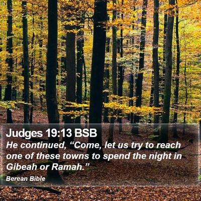 Judges 19:13 BSB Bible Verse Image