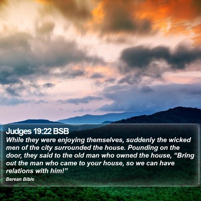 Judges 19:22 BSB Bible Verse Image