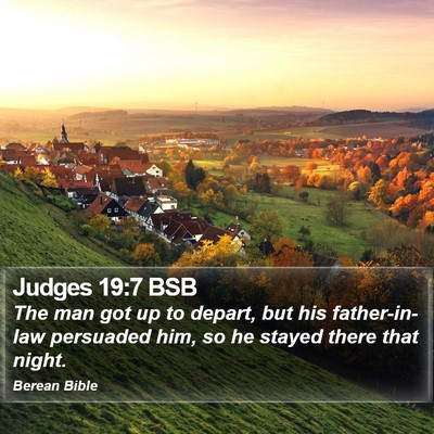Judges 19:7 BSB Bible Verse Image