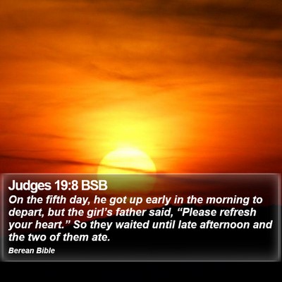 Judges 19:8 BSB Bible Verse Image