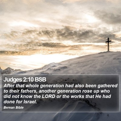 Judges 2:10 BSB Bible Verse Image