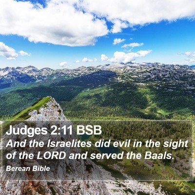 Judges 2:11 BSB Bible Verse Image