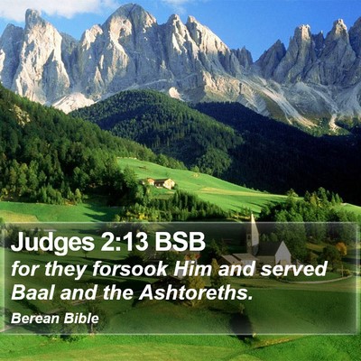 Judges 2:13 BSB Bible Verse Image