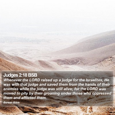 Judges 2:18 BSB Bible Verse Image