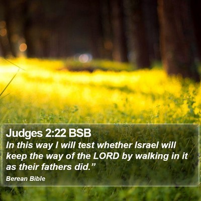Judges 2:22 BSB Bible Verse Image