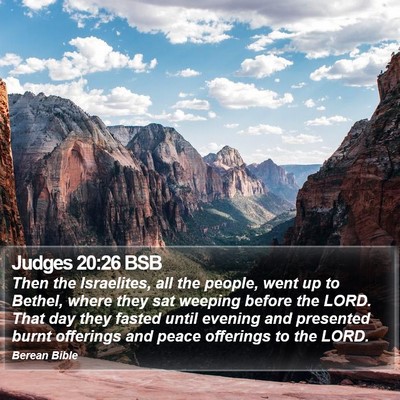 Judges 20:26 BSB Bible Verse Image