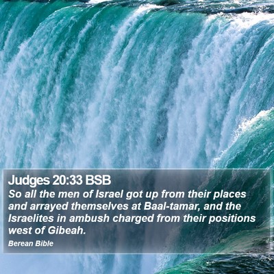 Judges 20:33 BSB Bible Verse Image