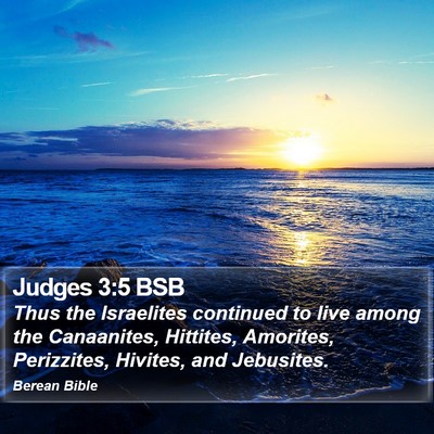 Judges 3:5 BSB Bible Verse Image