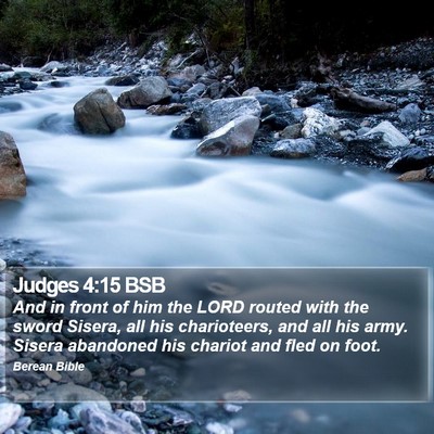 Judges 4:15 BSB Bible Verse Image