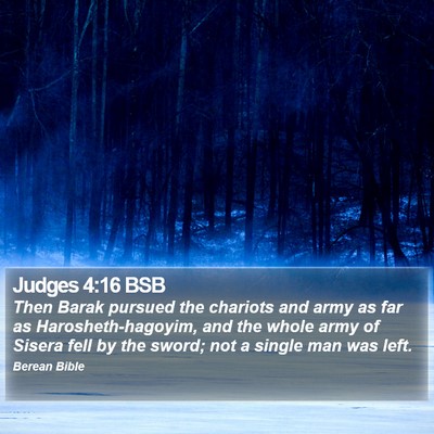 Judges 4:16 BSB Bible Verse Image