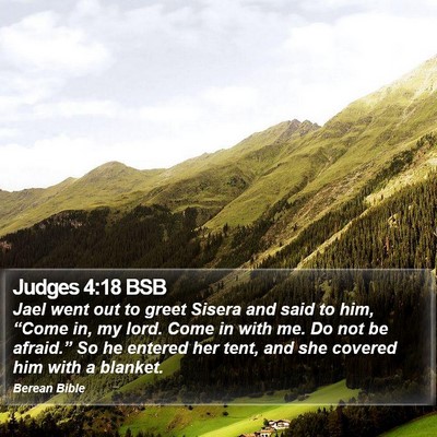 Judges 4:18 BSB Bible Verse Image