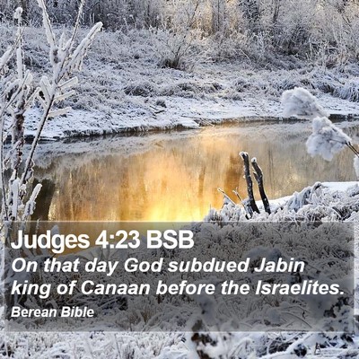 Judges 4:23 BSB Bible Verse Image